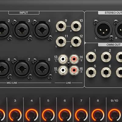 Yamaha MGX16B, MGX Series 22 Channel Digital Mixer - Black Bild 4
