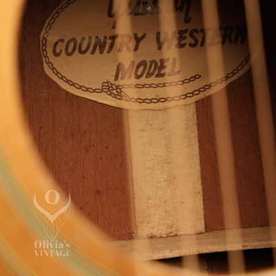 1957 Gibson Country Western SJN Natural acoustic flattop image 6