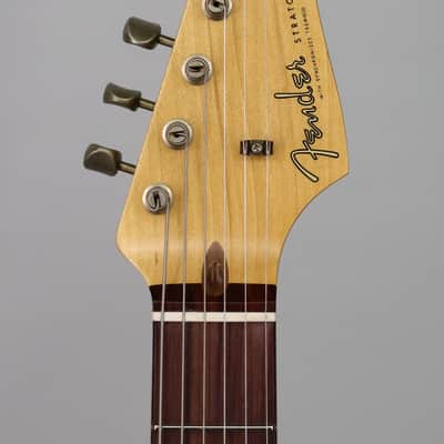 Fender Custom Shop Detroit Guitar Dealer Select '62 Strat HSS Journeyman Relic Aged Candy Apple Red image 4