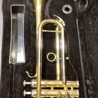 Jean Paul USA TR-430 Intermediate Student Trumpet Outfit with Contoured Case 2010s - Clear-Lacquered Brass -#19769 image 9