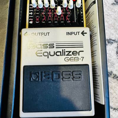 Boss GEB-7 Bass Equalizer (Silver Label) 1995 - Present - Gray image 2