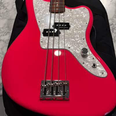 Brand new never played Fender Mark Hoppus Signature Jaguar Bass 2023 - Hot Pink image 2