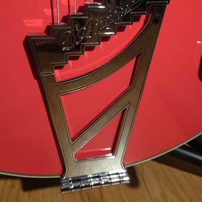D'Angelico Premier SS Semi-Hollow Single Cutaway Stairstep Tailpiece, Ovangkol Fretboard Fiesta Red w/ Original Gig Bag image 10