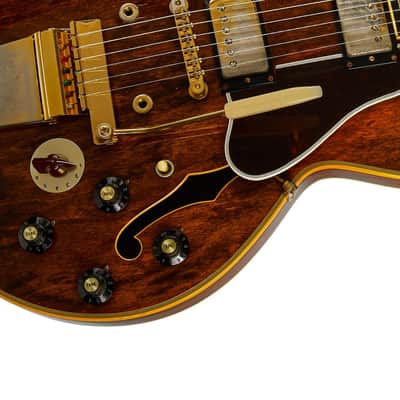 Gibson ES-355 TDC w/Lyre Vibrato Walnut (Pre-Owned, 1975, VG+) #551074 image 5