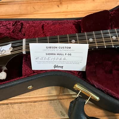Gibson Custom Sierra Hull F-5G Mandolin - Sunburst image 8