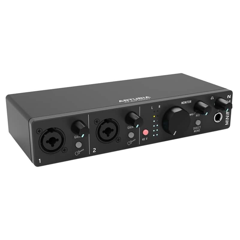 Arturia MiniFuse 2 USB-C Audio Interface, Black image 1