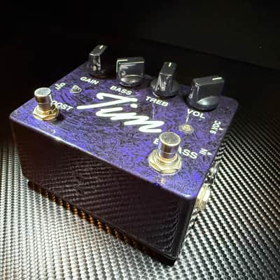 Paul Cochrane Tim V1 Overdrive-Boost, 2010s, Hand Wired - Purple image 2