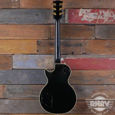 1984 -Gibson Les Paul Custom Ebony with factory Kahler Trem image 4