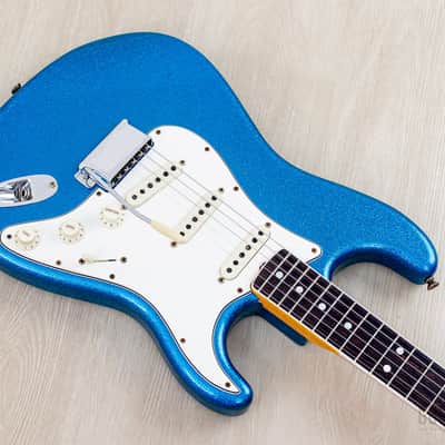 2022 Fender Custom Shop Limited Edition ‘65 Stratocaster Journeyman Relic Aged Blue Sparkle, Mint w/ Case, COA, Tags image 9