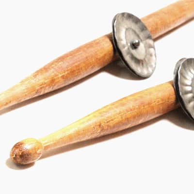 ULTRA RARE Slingerland Tambourine Drum Sticks, No Cracks, No Splinters - Late 1940s to 1950s / INSPECTED & TESTED image 3