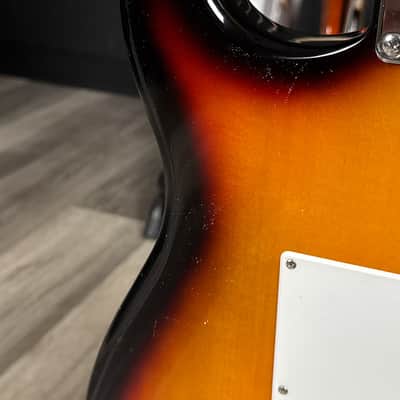 Fender Starcaster Strat-Style Eelctric Guitar SSS - Sunburst image 8