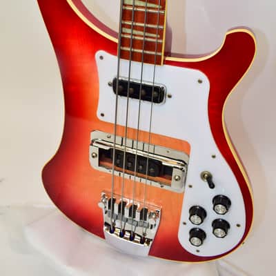 2005 Rickenbacker 4003 4-String Electronic Bass Guitar, JetGlo w/ Case - Previously Owned image 4