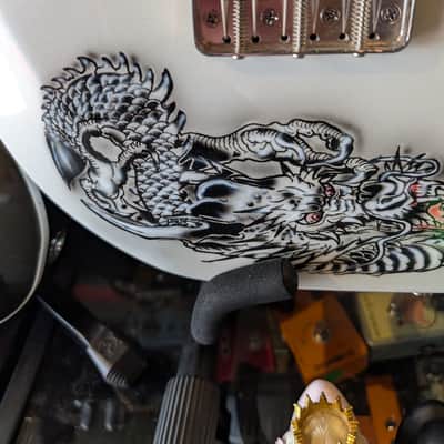 VALKENBURG USA Doubleneck Tele strat DRAGON GUITAR image 4