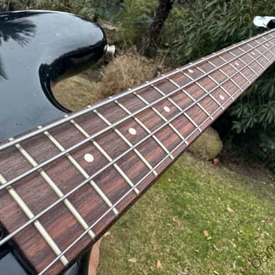 1982 EKO BB 55 Bass - Version 1017 - All Black with Matching Headstock image 13