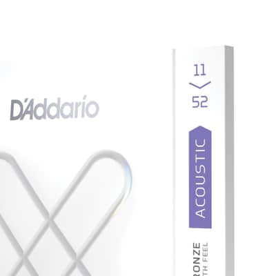 D'addario 11-52 Custom Light, XS Phosphor Bronze Coated Acoustic Guitar Strings image 3