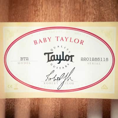 Taylor BT2 Mahogany Acoustic Guitar with Gig Bag image 13