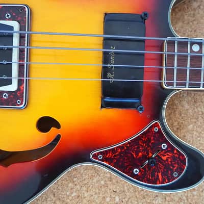 1975 Aria Diamond Bass | Sunburst | Vintage Japan image 6