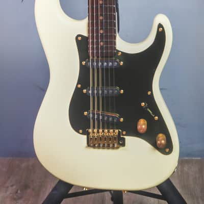 2016 Schecter USA Custom Shop Masterworks Traditional Dream Machine Vintage White M16-0201 w/OHSC image 1