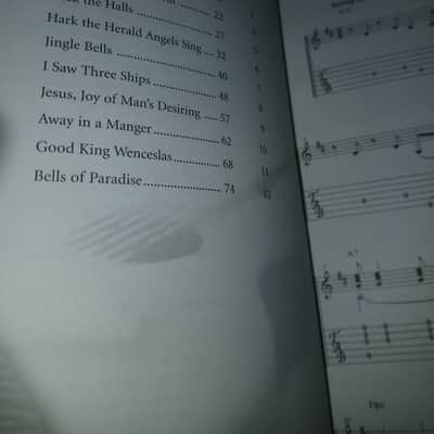 Contemporary Christmas Guitar Music Book Christmas Guitar Music Book w/cd Tab! Like new! 2002 - Black white image 8
