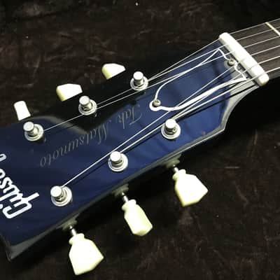 Gibson Custom Shop Tak Matsumoto DC Standard Flametop Aqua Blue image 9