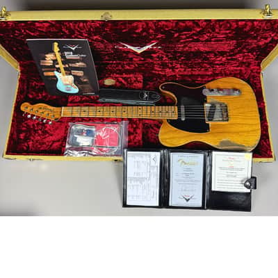 Fender Masterbuilt Dale Wilson 52' Telecaster Burnt Butterscotch Heavy Relic - 2018 image 12