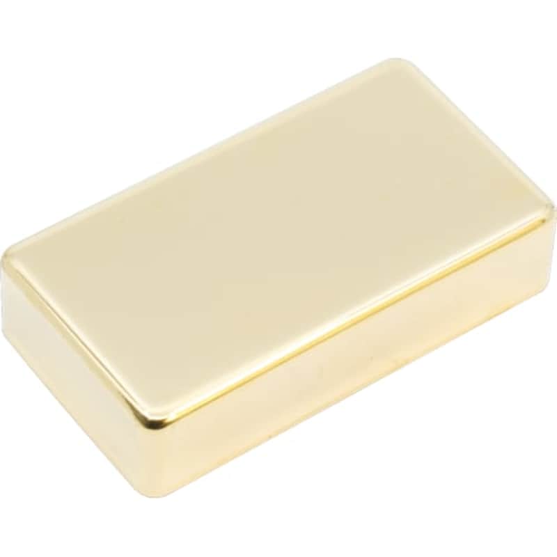 Polished Gold Cover - Humbucker, No Holes, Nickel Silver, USA image 1