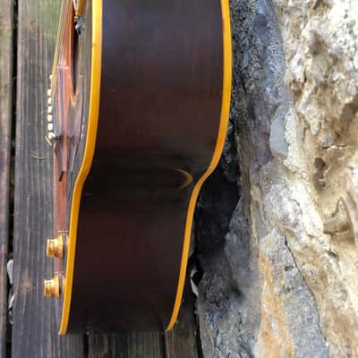 1963 Gibson J-160E Sunburst image 6