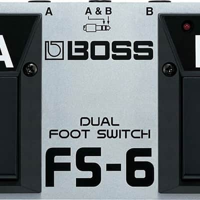 BOSS, FS-6 1/4-Inch Straight Metal Dual Footswitch, Battery-Powered image 1