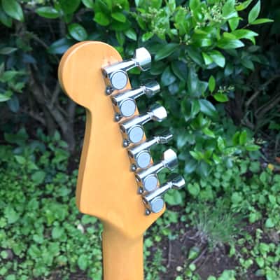 ESP lawsuit strathead 60's stratocaster in Burgundy Mist image 12