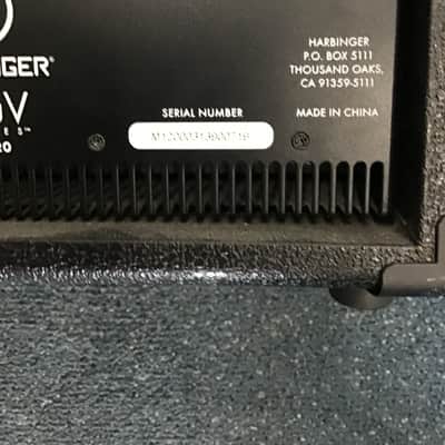 Harbinger M120 PA 4 CHANNEL LATE 2000’s - BLACK image 8