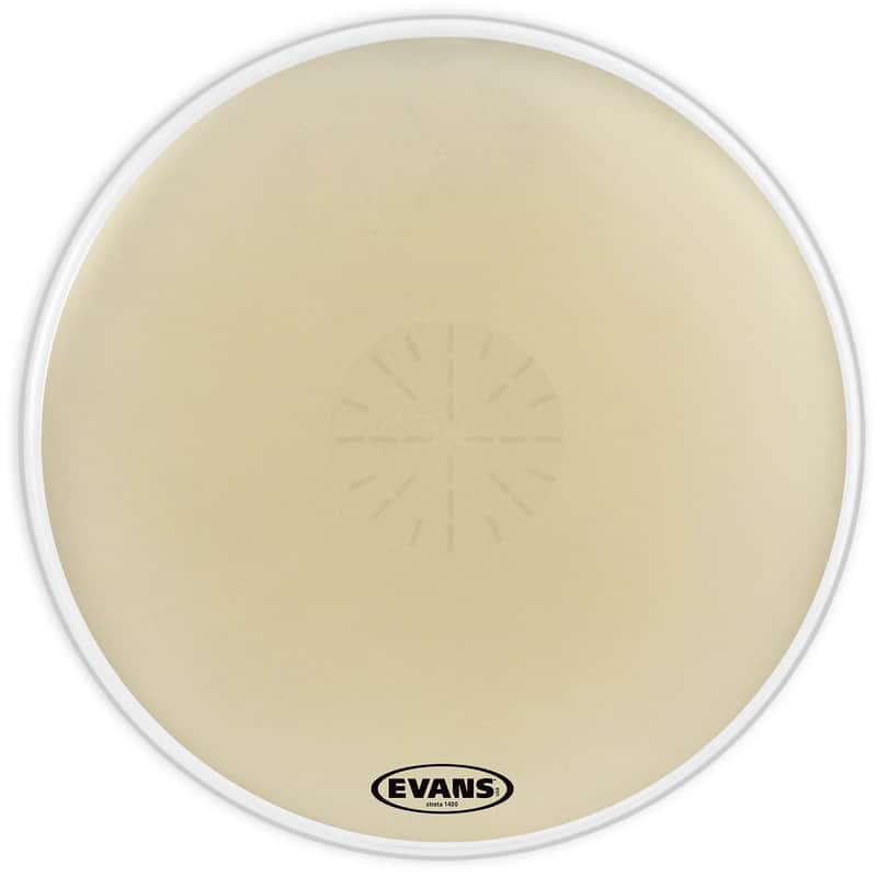 Evans CB3614SD Strata 1400 Power Center Reverse Dot Concert Bass Drum Head - 36" image 1