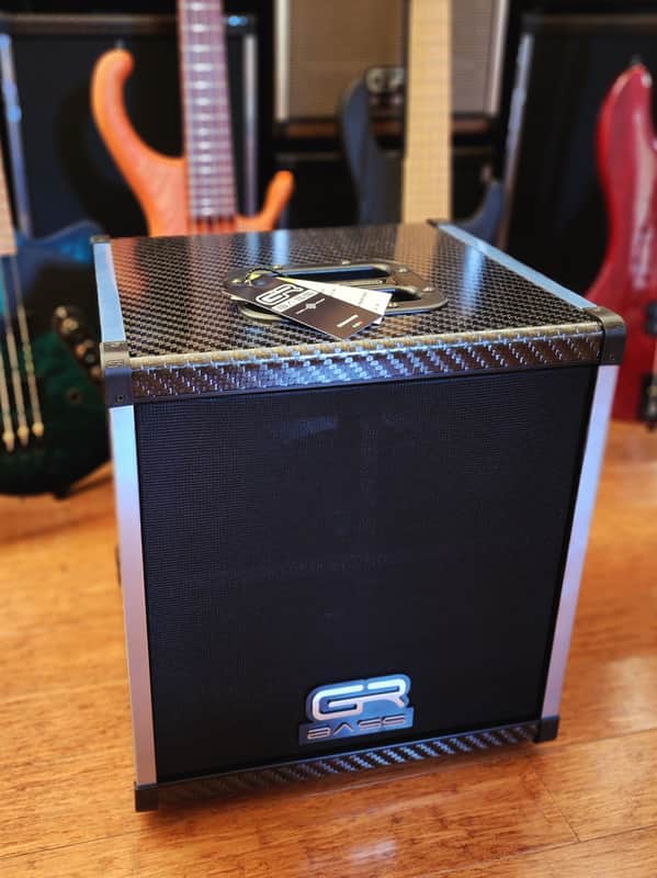 GR Bass AT CUBE 112+ 4 Ohm Cabinet - Carbon Fiber image 1