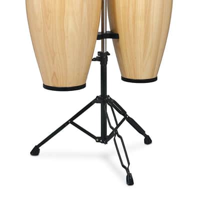 LATIN PERCUSSION LP646NY-AW CITY 10-11 SET OAK NAT BLACK W/DBL STD image 1