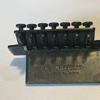 2000's Japan Ibanez RG7 Series LO-TRS Takeuchi Black Floyd Rose Tremolo Bridge Vibrato image 5