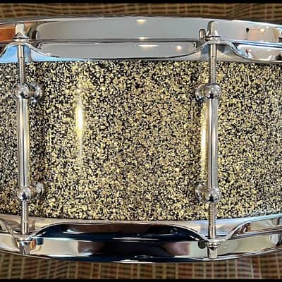 CRAVIOTTO 5.5 X 14 SIGNED by JOHNNY 2015 SOLID CHERRY GOLD GLASS SPARKLE LACQUER ONE OF A KIND NEW OLD STOCK image 4