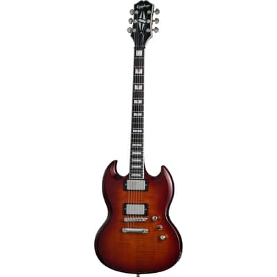 Epiphone SG Prophecy Electric Guitar - Aged Bengal Tiger Burst image 2