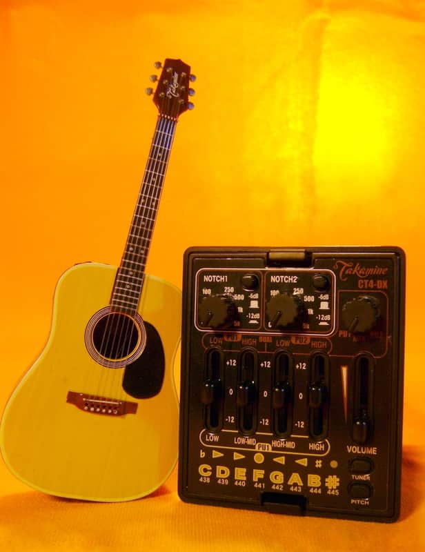Takamine CT4-DX Dual Parametric Acoustic Guitar Preamp with Built