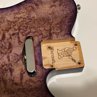 Warmoth Tele Chambered Body - Purple Burst Birdseye image 3