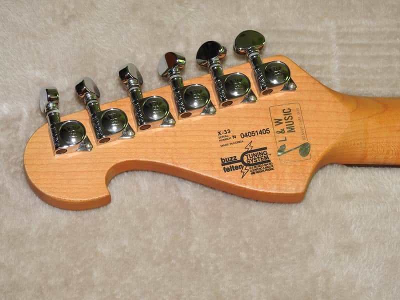 Washburn X-33 Tobacco Sunburst Buzz Feiten Tuning System | Reverb