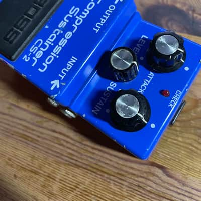 Boss CS-2 Compression Sustainer (Black Label) 1981 - 1986 - Blue image 9