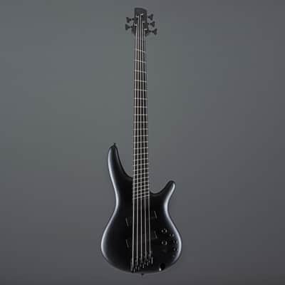 Ibanez Iron Label SRMS625EX-BKF Black Flat - 5-String Electric Bass image 2