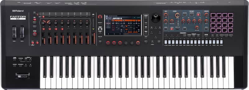 Roland FANTOM 6 EX 61-Key Workstation Keyboard Synthesizer image 1