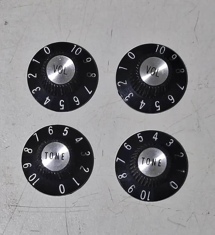 Original 1960's Gibson Witch Hat Knob Set Les Paul SG ES-335 ES-175 image 1