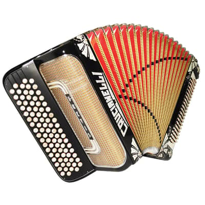 Crucianelli Brevis made in Italy Rare 5 Rows Button Accordion B Griff, New Straps 2154, Amazing Rich and Powerful sound! Bild 4