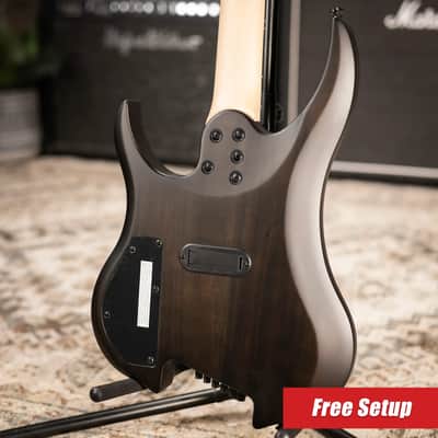 Legator Ghost G6FSS-DS Super Shred 6-String Multi-Scale Electric Guitar - Dark Sapphire with Gig Bag image 2