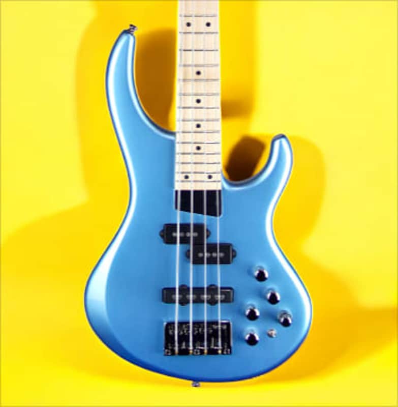 MTD Kingston Kingston LK4 Lake Placid Blue Gloss, Maple Fretboard image 1