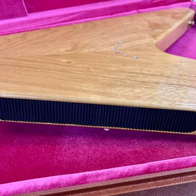 Gibson Custom 1958 Korina Flying V Reissue, VOS, Natural with Case 2023 image 20