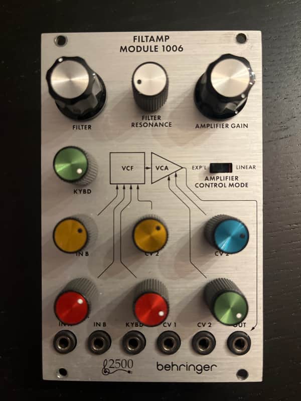 Behringer 1047 Multimode Filter / Resonator Eurorack Module 2021 - Present - Silver image 1