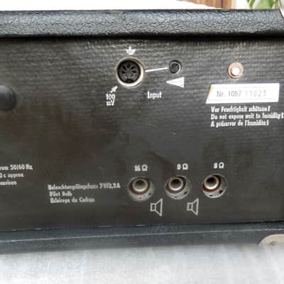 Vintage Dynacord Bass KING T RARE Valve Amplifier Great Bass Guitar Amp 1970's image 7