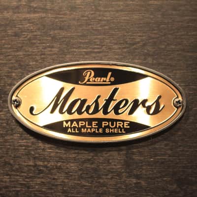 Pearl Masters Maple Pure 4pcs Black Mist Drum Set (10-12-16-22) - New! image 7